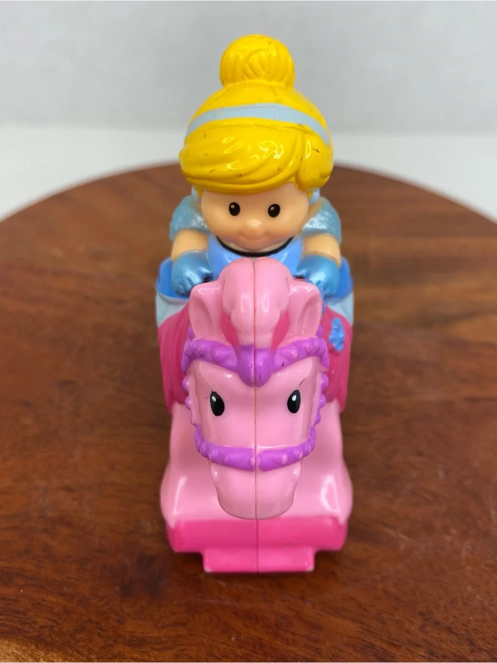 Fisher Price Little People Disney Cinderella Pink Klip Klop RARE
